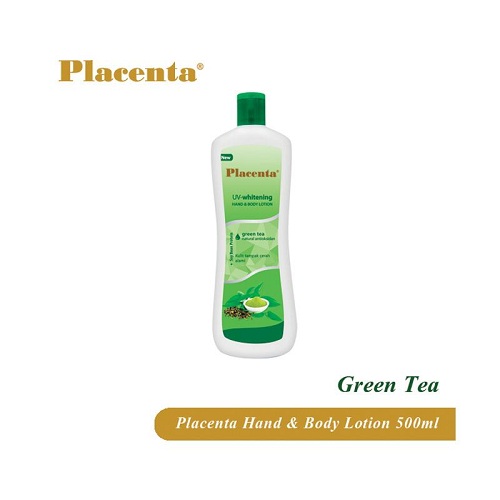 Placenta Hand And Body Lotion Dengan Ekstrak Green Tea 500ml - A